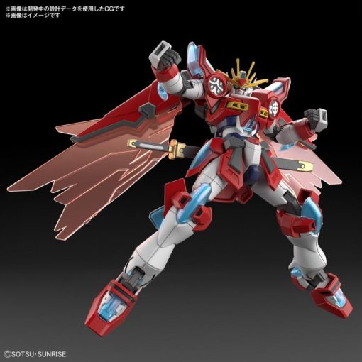 Gundam Build Metaverse Hggbm Shin Burning Gundam 1-144 Scale Model Kit-2-Jtoys