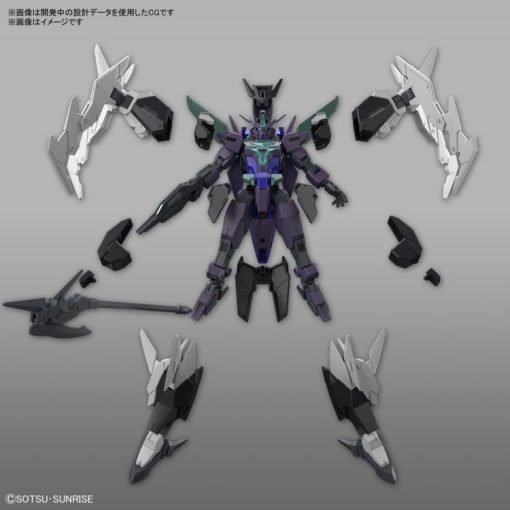Gundam Build Metaverse Hggbm Plutine Gundam 1-144 Scale Model Kit-6-Jtoys
