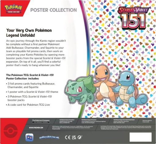 Pokémon Tcg Scarlet &Amp; Violet 151 Poster Collection-3-Jtoys