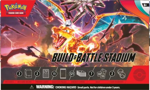 Pokémon Tcg Scarlet &Amp; Violet 3 Obsidian Flames - Build &Amp; Battle Stadium-3-Jtoys Pokémon Tcg Scarlet &Amp; Violet 3 Obsidian Flames - Build &Amp; Battle Stadium-3-Jtoys