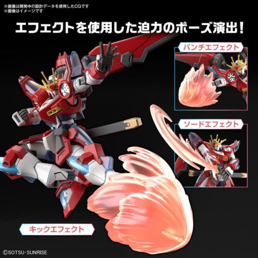 Gundam Build Metaverse Hggbm Shin Burning Gundam 1-144 Scale Model Kit-4-Jtoys