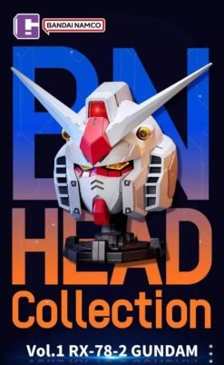 Mobile Suit Gundam BN Head Collection Vol.1 RX-78-2 Gundam Head Sculpt-2-JToys