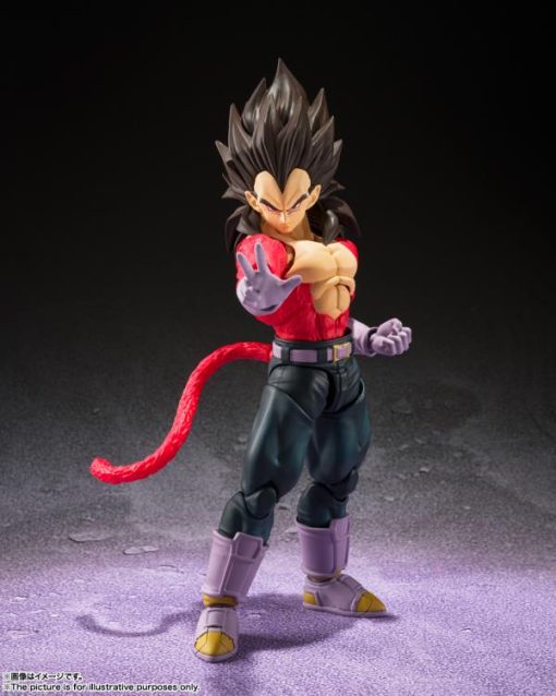 Dragon Ball Gt S.h.figuarts Super Saiyan 4 Vegeta Action Figure - Image 2