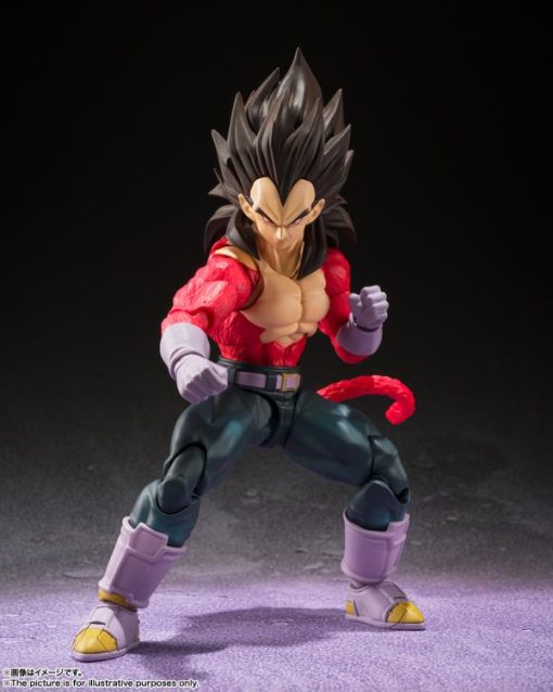 Dragon Ball Gt S.h.figuarts Super Saiyan 4 Vegeta Action Figure - Image 3
