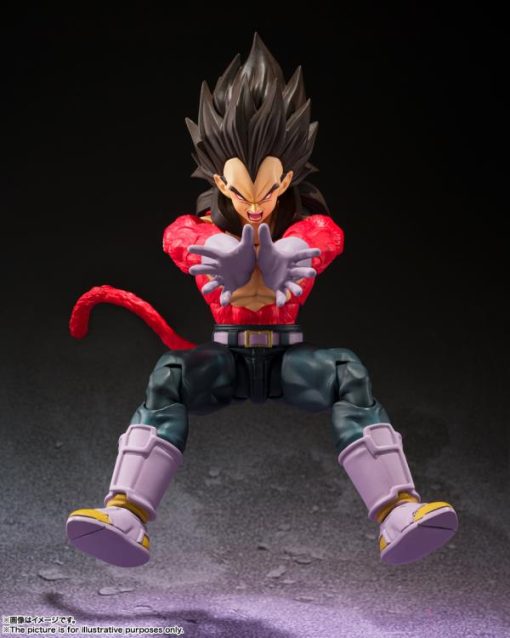 Dragon Ball Gt S.h.figuarts Super Saiyan 4 Vegeta Action Figure - Image 7
