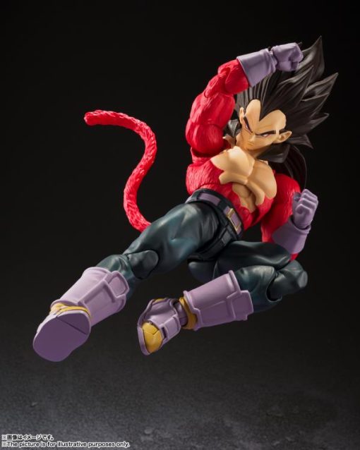 Dragon Ball Gt S.h.figuarts Super Saiyan 4 Vegeta Action Figure - Image 8