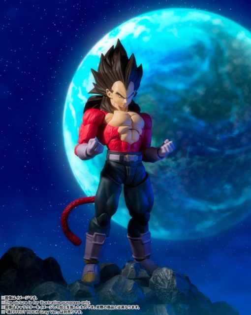 Dragon Ball Gt S.h.figuarts Super Saiyan 4 Vegeta Action Figure - Image 9