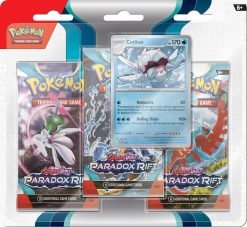 POKÉMON TCG Scarlet & Violet 4 Paradox Rift Three Booster Blister-1-JToys