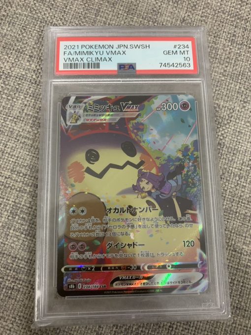 Japanese Pokemon Tcg Vmax Climax Mimikyu Vmax 234-184 Psa 10 - 1 - Jtoys
