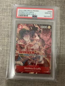 One Piece Card Game Winner Pack Vol.1 Monkey D. Luffy P-006 PSA 10 - 1 - JToys