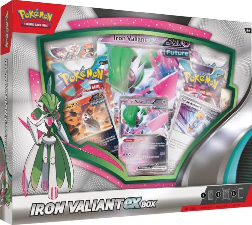 Pokémon Tcg Roaring Moon- Iron Valiant Ex Box-5-Jtoys Pokémon Tcg Roaring Moon- Iron Valiant Ex Box-5-Jtoys