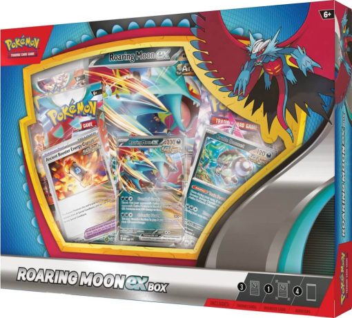 Pokémon Tcg Roaring Moon- Iron Valiant Ex Box-3-Jtoys Pokémon Tcg Roaring Moon- Iron Valiant Ex Box-3-Jtoys