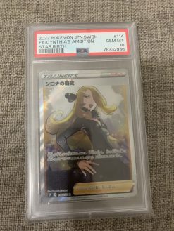 Japanese Pokemon TCG Star Birth Cynthia's Ambition 114-100 PSA 10 - 1 - JToys