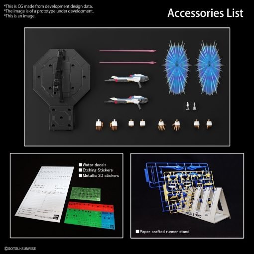 Bandai Mgex Strike Freedom Gundam 1/100 Model Kit - Image 11