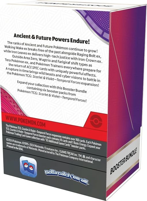 Pokémon Tcg Scarlet &Amp; Violet 5 Temporal Forces Booster Bundle - Image 2
