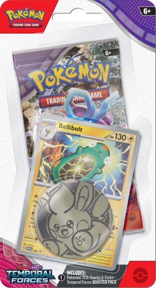 Pokémon Tcg Scarlet &Amp; Violet 5 Temporal Forces Checklane Blister-1-Jtoys Pokémon Tcg Scarlet &Amp; Violet 5 Temporal Forces Checklane Blister-1-Jtoys