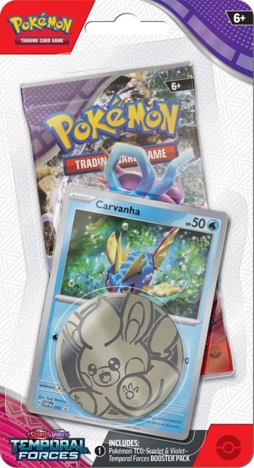 Pokémon Tcg Scarlet &Amp; Violet 5 Temporal Forces Checklane Blister-2-Jtoys Pokémon Tcg Scarlet &Amp; Violet 5 Temporal Forces Checklane Blister-2-Jtoys