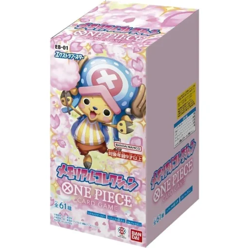 Japanese One Piece Card Game Eb01 Memorial Collection Extra Booster Box Display Japanese One Piece Card Game Eb01 Memorial Collection Extra Booster Box Display