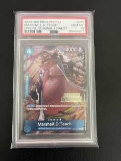 One Piece Card Game 2023 Offline Finalist Marshall. D. Teach ST03-014 PSA 10 - 1 - JToys