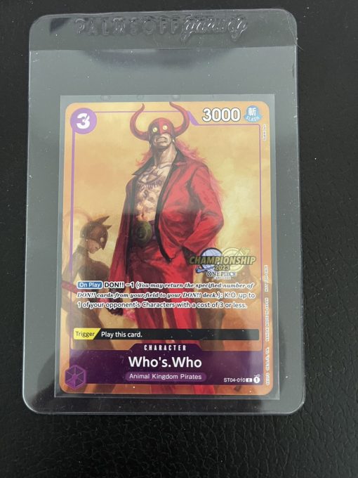 One Piece Card Game Championship 2023 Who'S Who St04-010