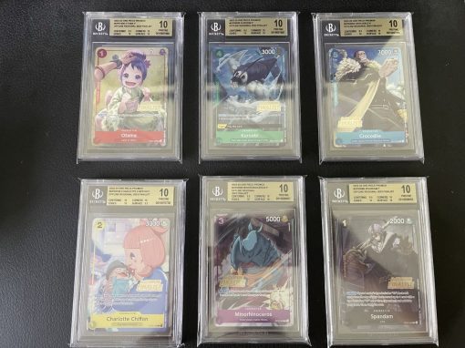 One Piece Card Game Offline Regional Finalist 2023 Set Of 6 Op03-109 Bgs: 10