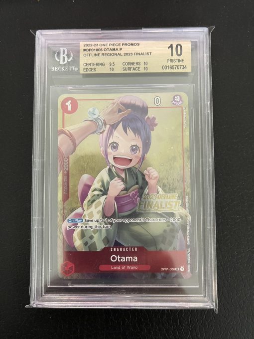 One Piece Card Game Offline Regional Finalist Otama Op01-006 Bgs 10 - 1 - Jtoys