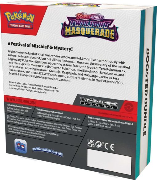 Pokémon Tcg Scarlet &Amp; Violet 6 Twilight Masquerade Booster Bundle-3-Jtoys