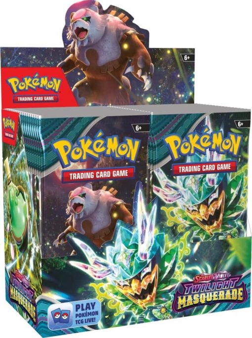 Pokémon Tcg Scarlet &Amp; Violet 6 Twilight Masquerade Booster-1-Jtoys Pokémon Tcg Scarlet &Amp; Violet 6 Twilight Masquerade Booster-1-Jtoys
