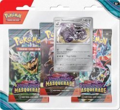 POKÉMON TCG Scarlet & Violet 6 Twilight Masquerade Three Booster Blister-1-JToys