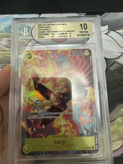 One Piece Card Game 2023 Championship Pack Finalist Sanji Textured Promo P-034 BGS 10 - 1 - JToys