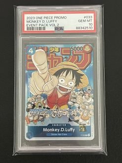 One Piece Card Game Event Pack Vol.2 Luffy P-033 PSA 10 - 1 - JToys
