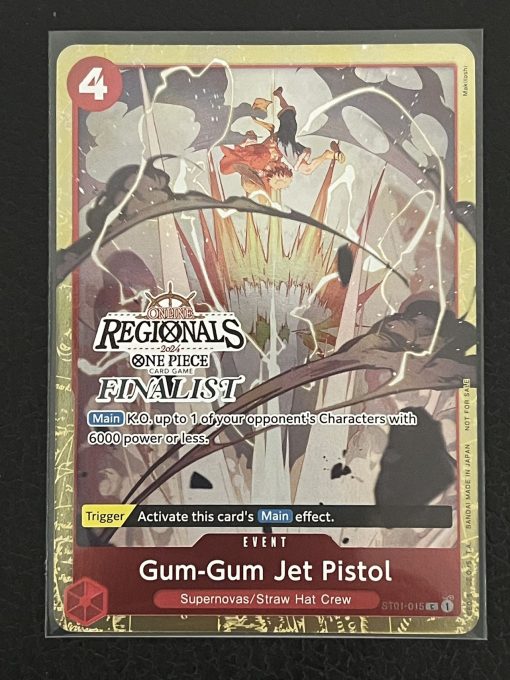 One Piece Card Game Online Regional 2024 Finalist Gum-Gum Jet Pistol St01-015 - 1 - Jtoys