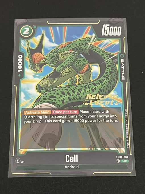 Dragon Ball Fusion World Blazing Aura Release Event Fb02-082 Cell - 1 - Jtoys