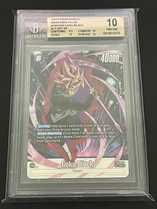 Dragon Ball Fusion World Awakened Pulse Fb01-039 Goku Black Alt Art Bgs10