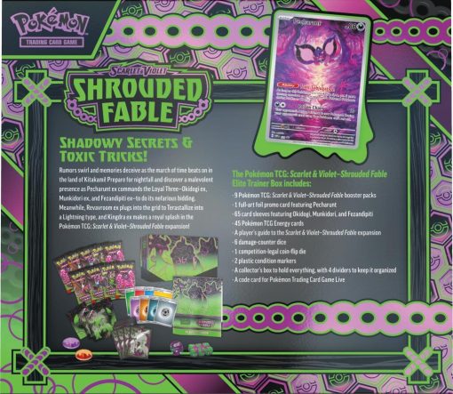 Pokémon Tcg Scarlet &Amp; Violet 6.5 Shrouded Fable Elite Trainer Box-4-Jtoys Pokémon Tcg Scarlet &Amp; Violet 6.5 Shrouded Fable Elite Trainer Box-4-Jtoys
