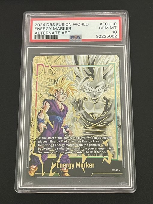 Dragon Ball Fusion World E01-10 Son Gohan Energy Marker Psa10 - 1 - Jtoys