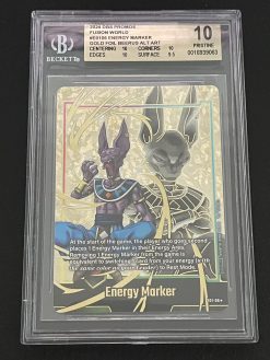 Dragon Ball Fusion World Gold Energy Marker E01-06 Beerus BGS10 - 1 - JToys