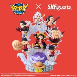 Bandai Banpresto World Collectable Figure×S.H.Figuarts MONKEY.D.LUFFY Bundle Set