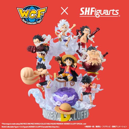 Bandai Banpresto World Collectable Figure×S.h.figuarts Monkey.d.luffy Bundle Set