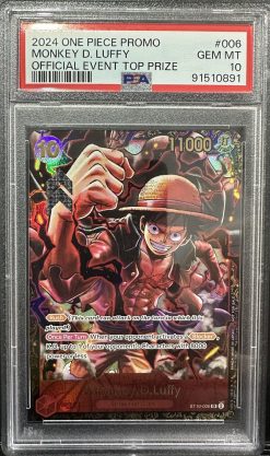 One Piece Card Game Top Prize ST10-006 Monkey D. Luffy PSA10 - 1 - JToys
