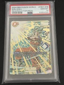 Dragon Ball Fusion World Regionals Top 32 Prize FB01-015 Son Goku PSA10 - 1 - JToys