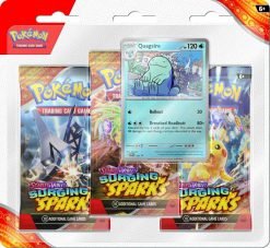 POKÉMON TCG Scarlet & Violet 8 Surging Sparks Three Booster Blister-1-JToys