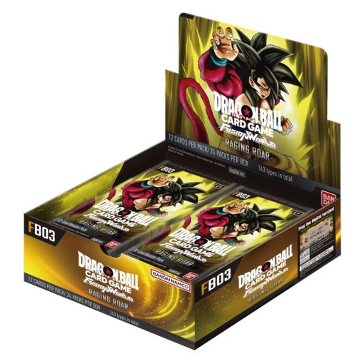 Dragon Ball Super Card Game Fusion World Fb-03 Raging Roar Booster Box Dragon Ball Super Card Game Fusion World Fb-03 Raging Roar Booster Box