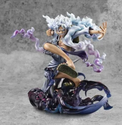 Alternative view of Megahouse One Piece Portrait.Of.Pirates ONE PIECE "SA-MAXIMUM" Monkey D. Luffy "GEAR5"