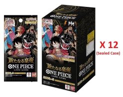 Japanese One Piece Card Game OP09 Emperors in the New World Booster Box - Sealed Case (12 Boxes)