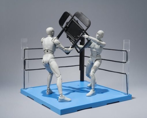 Tamashii Stage Act Ring (Neutral Corner) &Amp; Folding Chair Set For S.h.figuarts-3-Jtoys Tamashii Stage Act Ring (Neutral Corner) &Amp; Folding Chair Set For S.h.figuarts-3-Jtoys