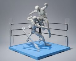 Tamashii Stage Act Ring (Neutral Corner) &Amp; Folding Chair Set For S.h.figuarts-5-Jtoys Tamashii Stage Act Ring (Neutral Corner) &Amp; Folding Chair Set For S.h.figuarts-5-Jtoys