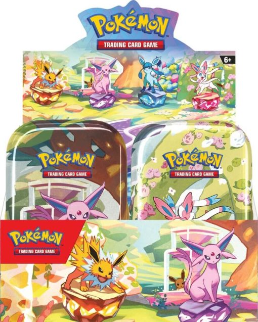 Pokémon Tcg Scarlet &Amp; Violet 8.5 Prismatic Evolutions Mini Tin-2-Jtoys Pokémon Tcg Scarlet &Amp; Violet 8.5 Prismatic Evolutions Mini Tin-2-Jtoys