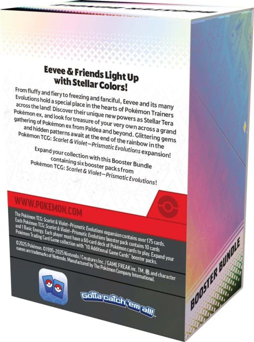 Pokémon Tcg Scarlet &Amp; Violet 8.5 Prismatic Evolutions Booster Bundle-2-Jtoys