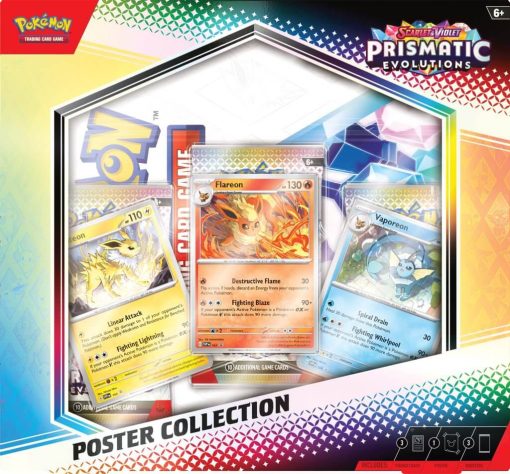 Pokémon Tcg Scarlet &Amp; Violet 8.5 Prismatic Evolutions Poster Collection-2-Jtoys